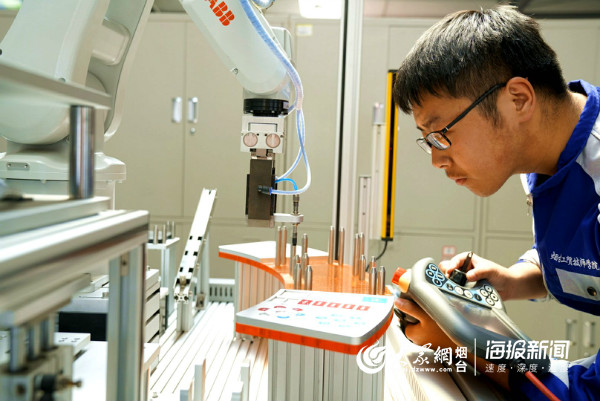 鏡頭下的校園:煙臺工貿(mào)技師學(xué)院 夢想在這里啟航